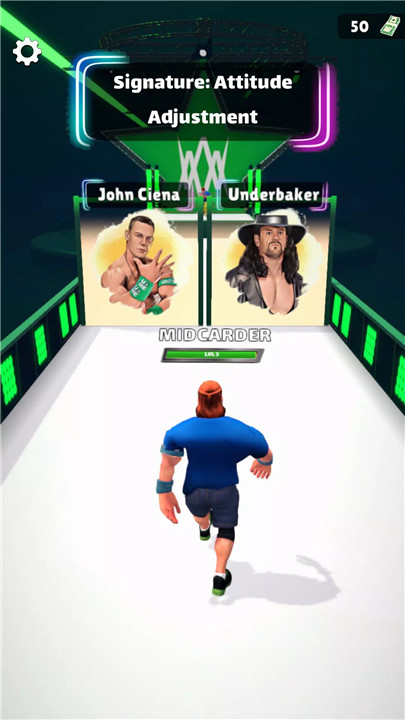 Wrestling Trivia Run screenshot