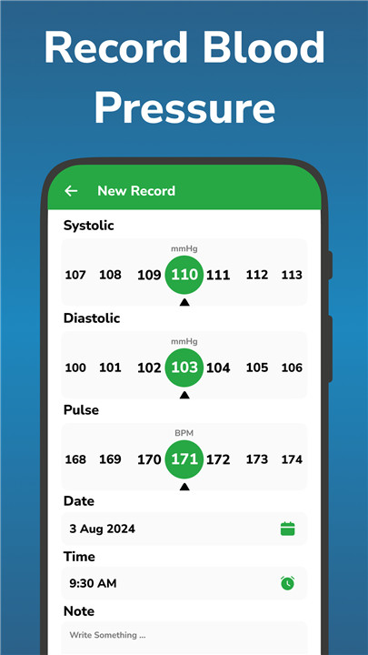 Blood Pressure Tracker－Monitor screenshot