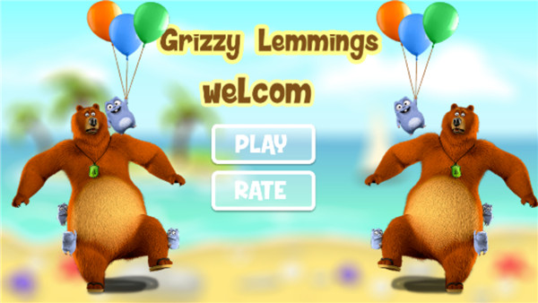 Grizzy and Lemmings adventure screenshot