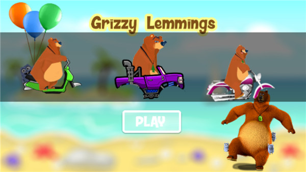 Grizzy and Lemmings adventure screenshot