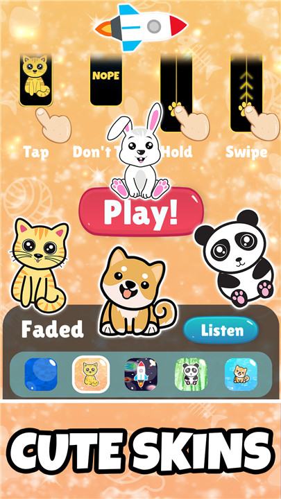 Animal Tiles: Cute Piano Game screenshot