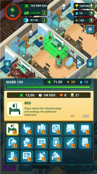 Zombie Hospital - Idle Tycoon screenshot