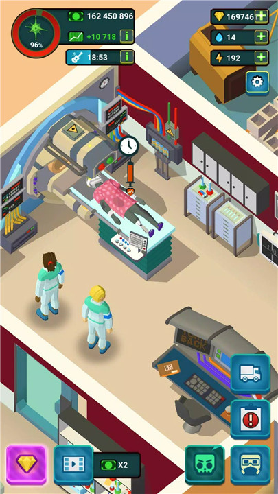 Zombie Hospital - Idle Tycoon screenshot