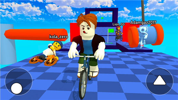 Obby bike: Parkour Adventure screenshot