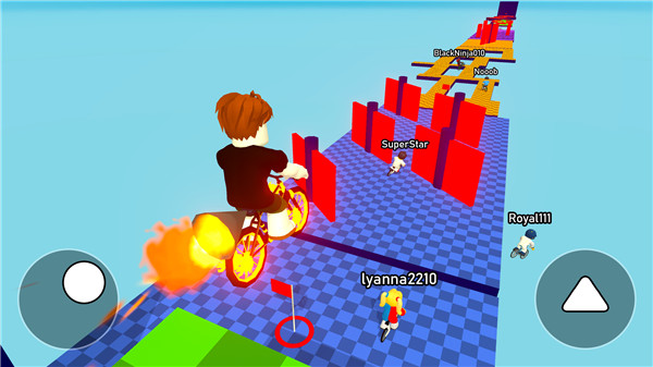 Obby bike: Parkour Adventure screenshot