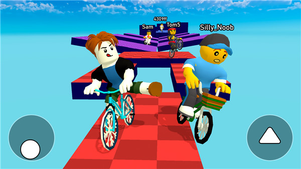 Obby bike: Parkour Adventure screenshot