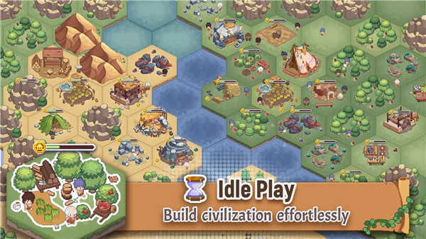 Pixel Civilization: Idle Game screenshot