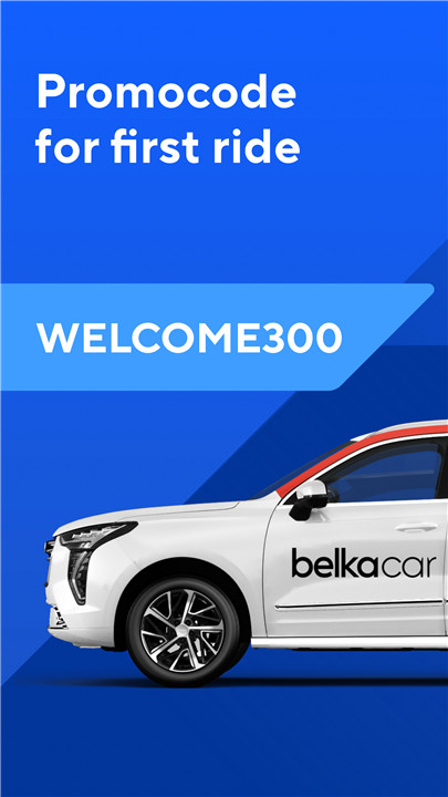 BelkaCar carsharing-car rental screenshot