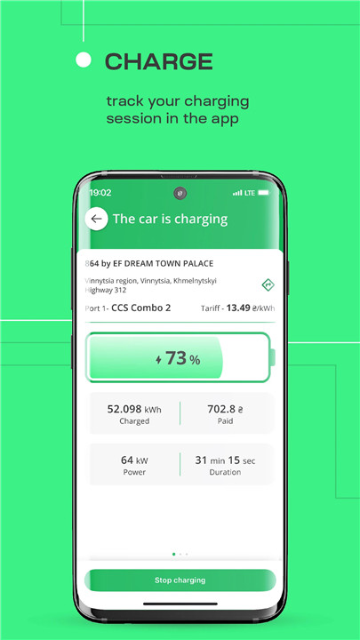 ECOFACTOR EV Charging screenshot