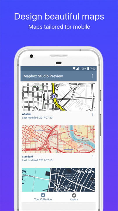 Mapbox Studio Preview screenshot