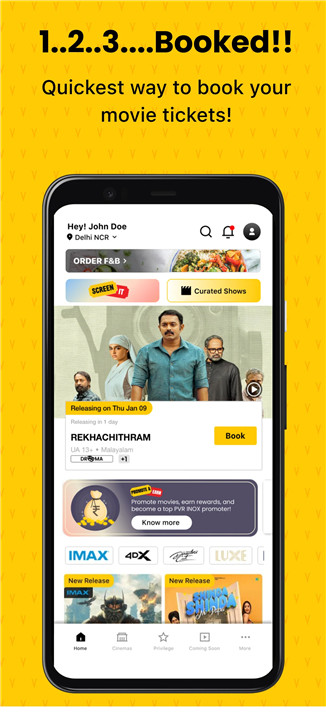 PVR Cinemas - Movie Tickets screenshot