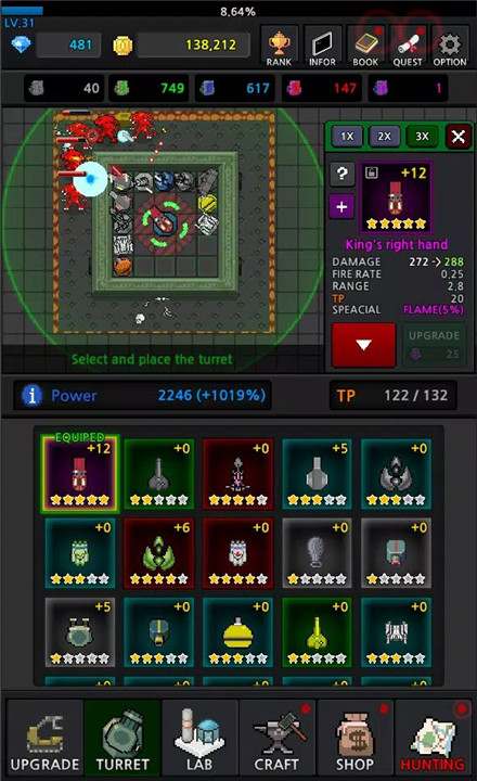 Grow Turret TD : Idle Clicker screenshot