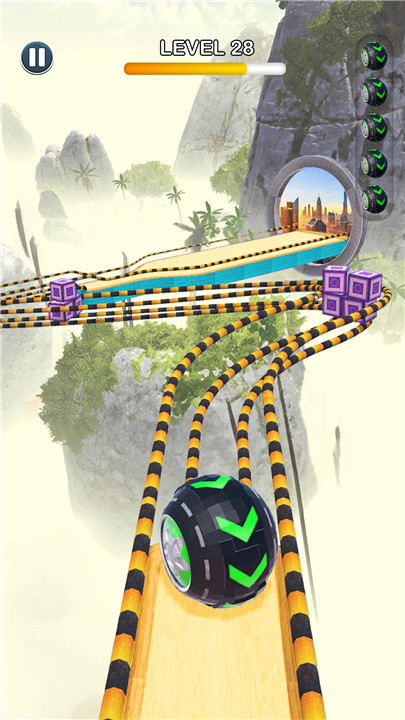 Rolling Ball Sky Escape screenshot