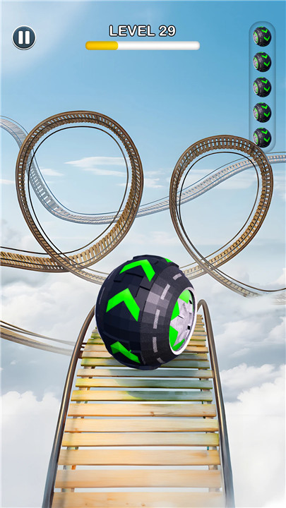 Rolling Ball Sky Escape screenshot