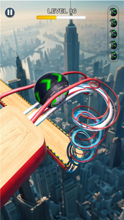 Rolling Ball Sky Escape screenshot