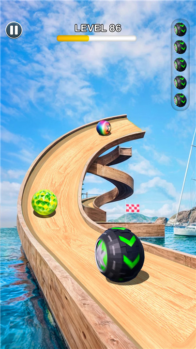 Rolling Ball Sky Escape screenshot