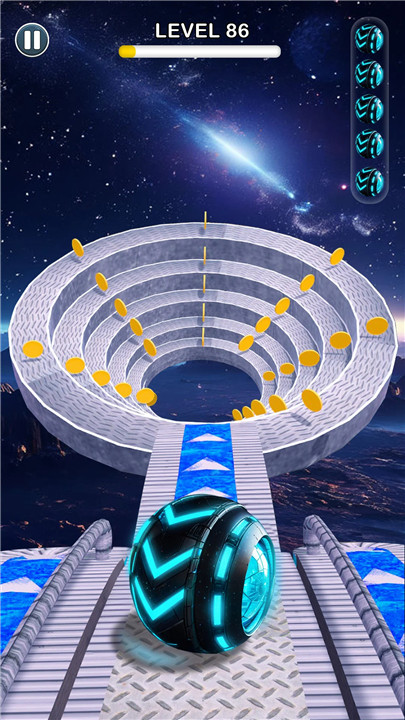 Rolling Ball Sky Escape screenshot