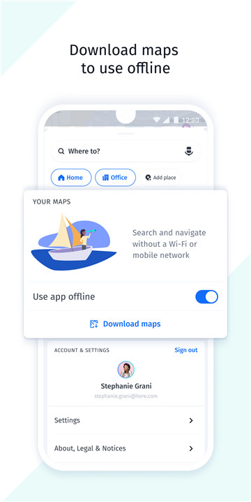 HERE WeGo BETA screenshot HERE WeGo BETA screenshot