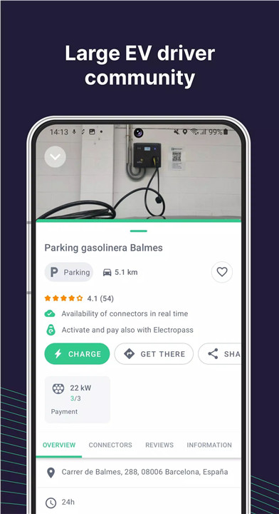 Electromaps: Charging stations screenshot Electromaps: Charging stations screenshot