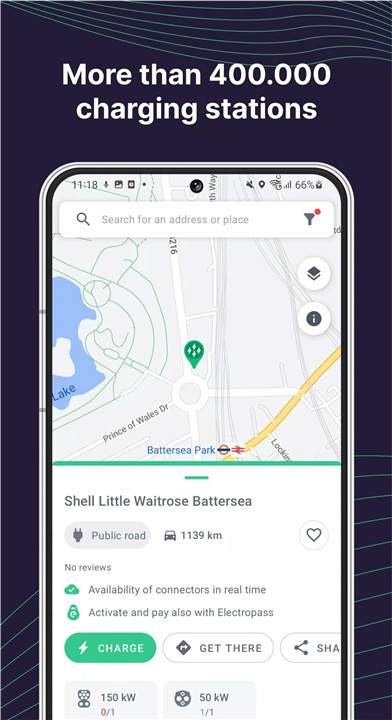 Electromaps: Charging stations screenshot Electromaps: Charging stations screenshot