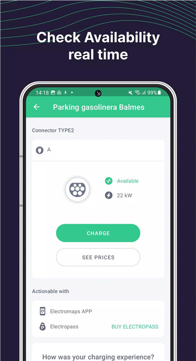 Electromaps: Charging stations screenshot Electromaps: Charging stations screenshot