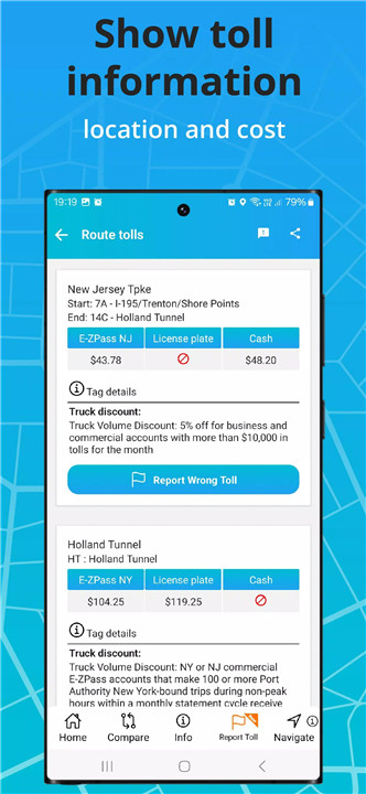 TollGuru: Toll, GPS Navigation screenshot TollGuru: Toll, GPS Navigation screenshot