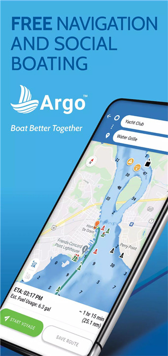 Argo - #1 Boat Navigation App screenshot Argo - #1 Boat Navigation App screenshot