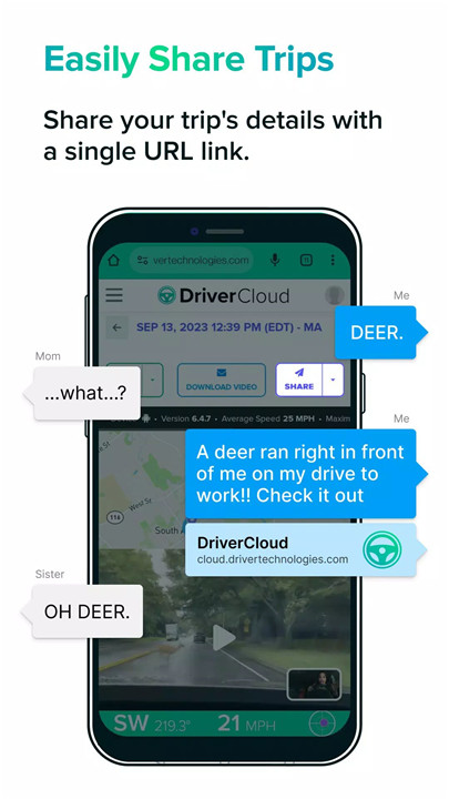 Driver: Driving & Dash Cam App screenshot Driver: Driving & Dash Cam App screenshot