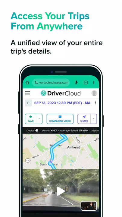 Driver: Driving & Dash Cam App screenshot Driver: Driving & Dash Cam App screenshot