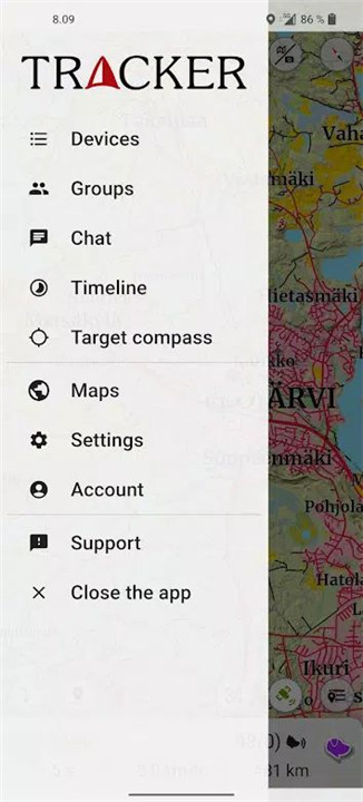 Tracker - for dogs and outdoor screenshot Tracker - for dogs and outdoor screenshot
