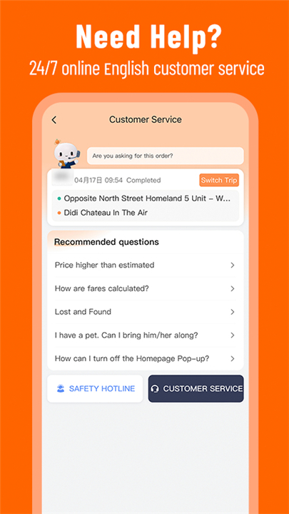 DiDi:Ride-hailing app in China screenshot DiDi:Ride-hailing app in China screenshot