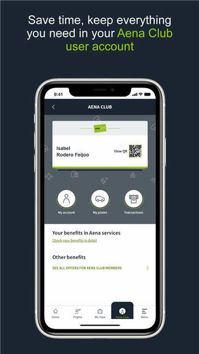Aena. Spanish Airports. screenshot Aena. Spanish Airports. screenshot