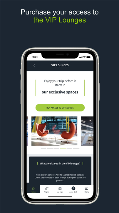 Aena. Spanish Airports. screenshot Aena. Spanish Airports. screenshot