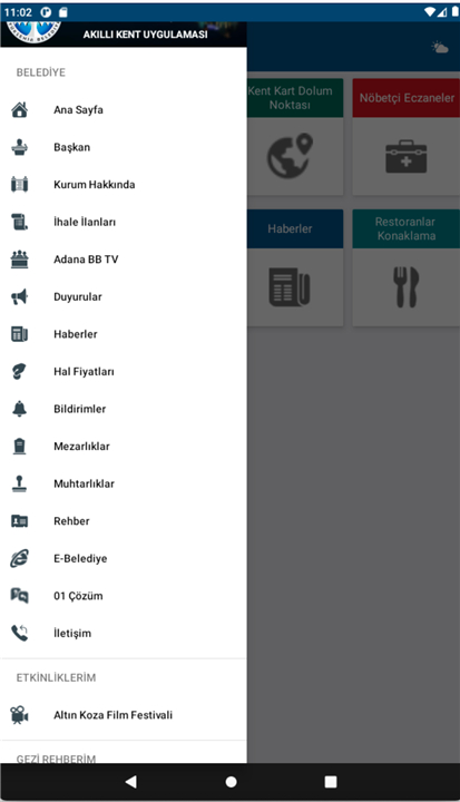 Adana Akıllı Kent Uygulaması screenshot Adana Akıllı Kent Uygulaması screenshot