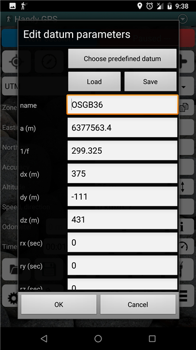 Handy GPS (subscription) screenshot Handy GPS (subscription) screenshot