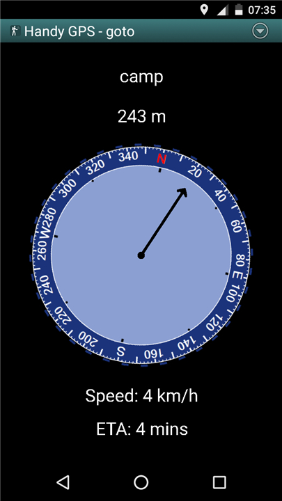 Handy GPS lite screenshot Handy GPS lite screenshot