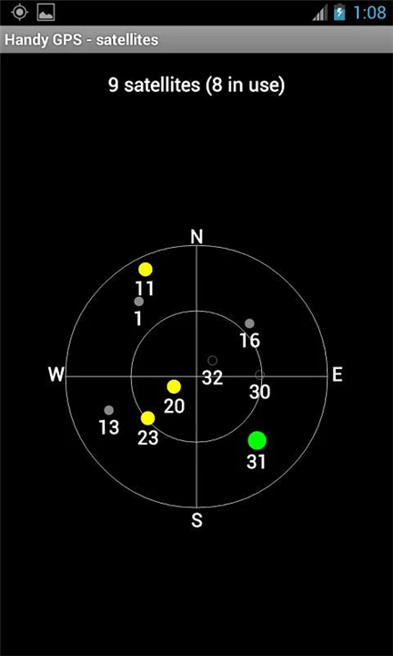 Handy GPS lite screenshot Handy GPS lite screenshot