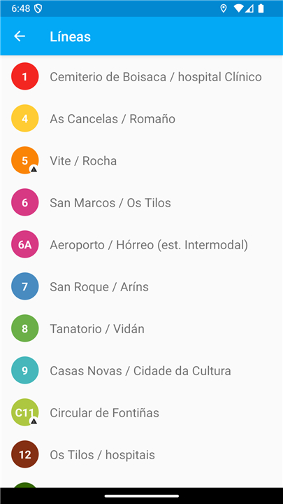 Bus Santiago screenshot Bus Santiago screenshot