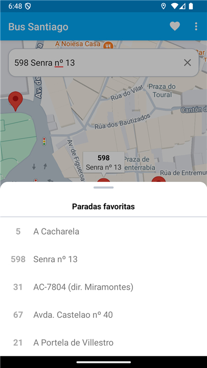 Bus Santiago screenshot Bus Santiago screenshot