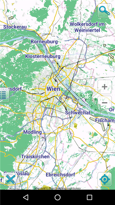 Map of Vienna offline screenshot Map of Vienna offline screenshot