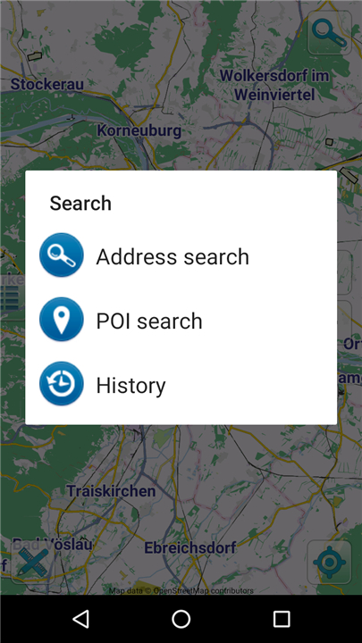 Map of Vienna offline screenshot Map of Vienna offline screenshot