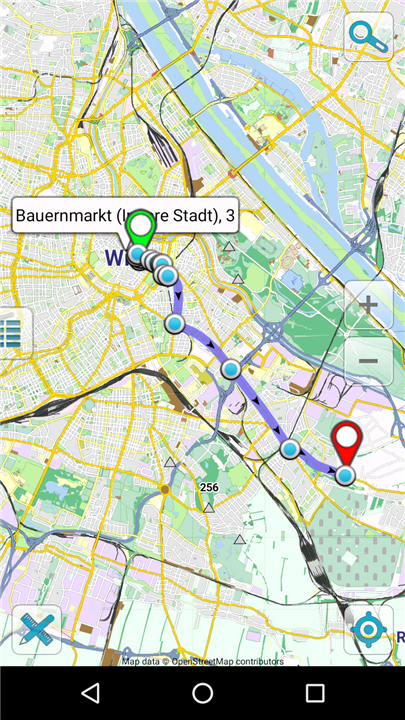 Map of Vienna offline screenshot Map of Vienna offline screenshot