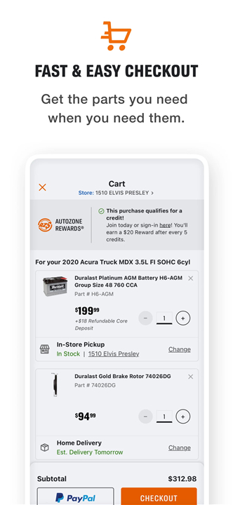 AutoZone Auto Parts & Repair screenshot AutoZone Auto Parts & Repair screenshot