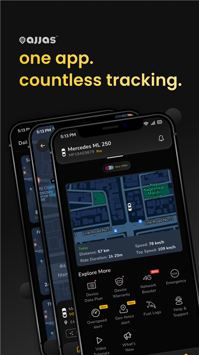 Ajjas: Smart GPS Tracking App screenshot Ajjas: Smart GPS Tracking App screenshot
