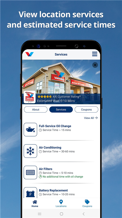 Valvoline Instant Oil Change screenshot Valvoline Instant Oil Change screenshot