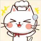 Cat Merge Cafe: Dessert Puzzle logo