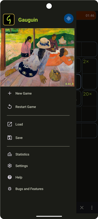 Gauguin screenshot Gauguin screenshot