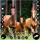 Wild Horse Family Riding Game