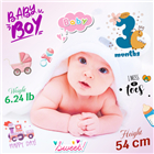 Baby Month Photo Editor Frame