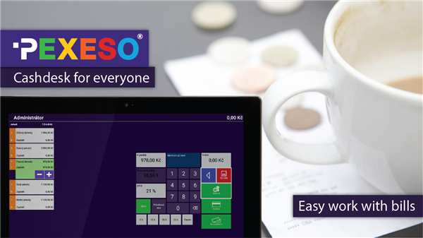 Cash register system - PEXESO screenshot